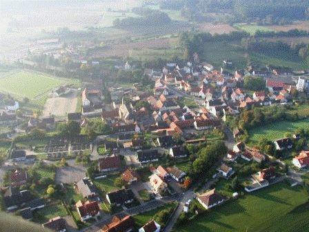 Backnang durch die Wolken